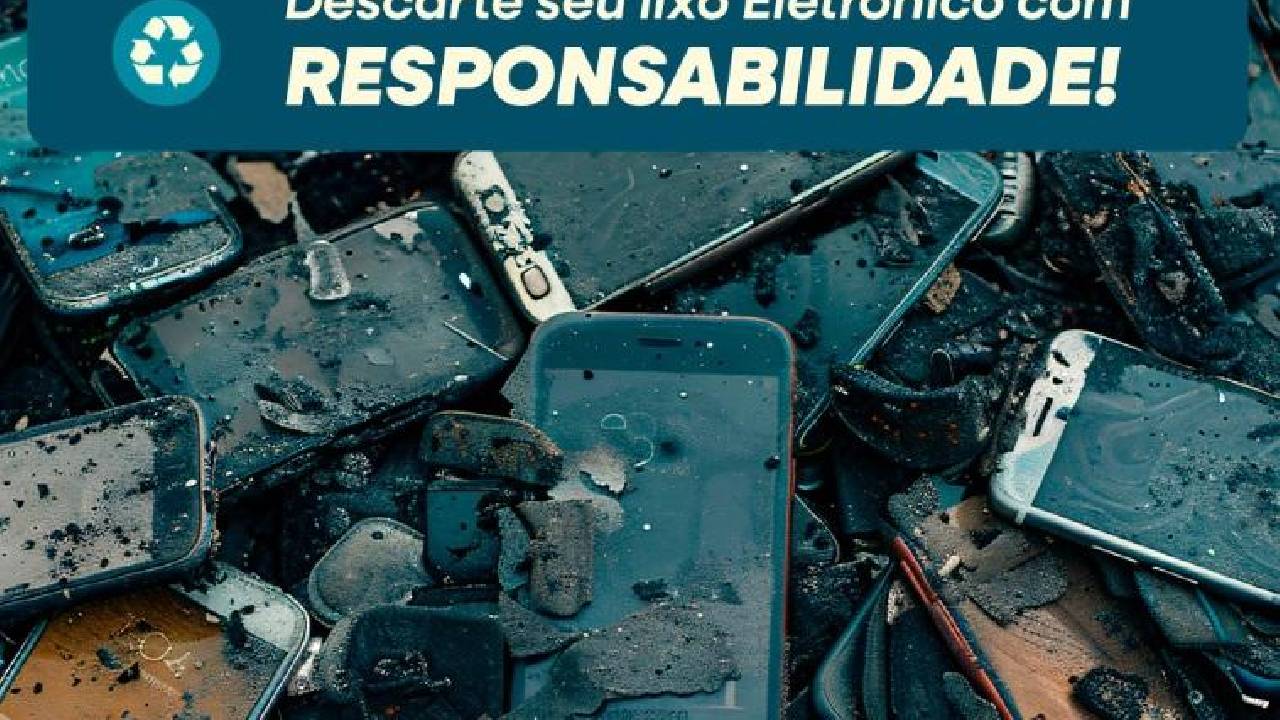 Campanha em Santa Helena recolhe aparelhos eletrônicos antigos para reciclagem