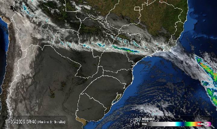 Cidade do Paraná registra sensação térmica de -7,5°C; frio bate recordes no estado