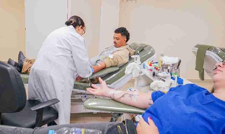 Estoques de sangue O+ e O- estão em baixa e Hemepar reforça pedido de doações