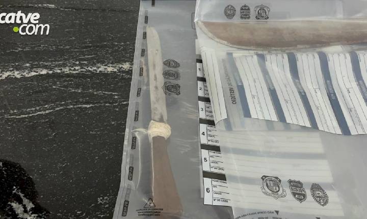 Irmãos atacam homem com facão e são presos em Corbélia