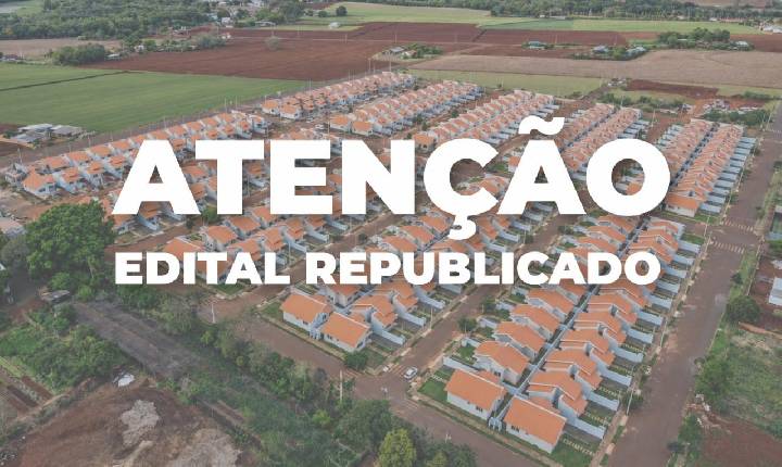 Santa Helena republica edital com resultado de análise documental do programa de habitação