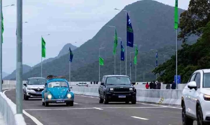 Trânsito liberado: Ponte de Guaratuba está definitivamente aberta ao tráfego de veículos