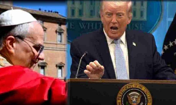 Trump chama Papa de fraco e diz que ele só está no cargo por causa da presidência americana