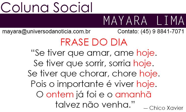 Faça HOJE, o AMANHÃ pode não existir!