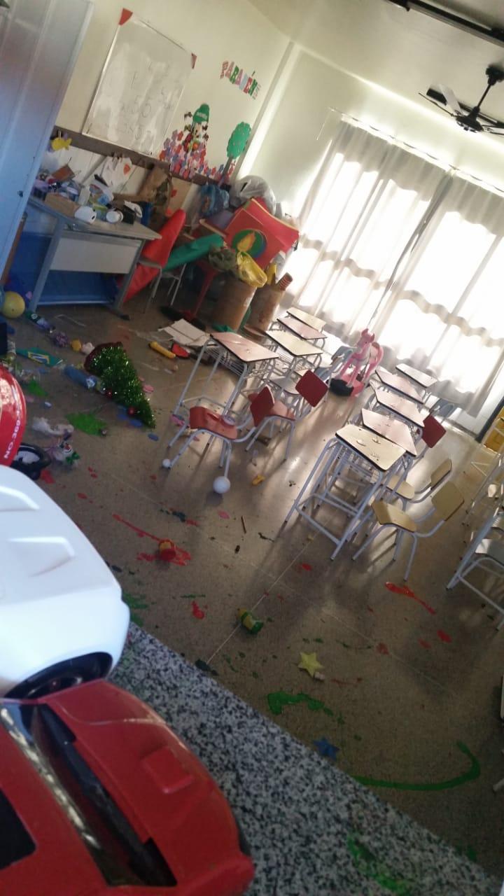 Bandidos invadem CMEI e praticam vandalismo em Vera Cruz do Oeste