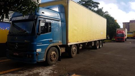 Caminhões com mercadorias são apreendidos pela PRE