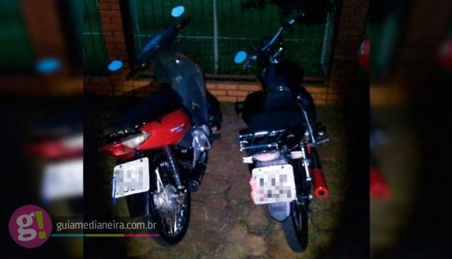 Motos que eram conduzidas por menores são apreendidas na prainha em Itaipulândia