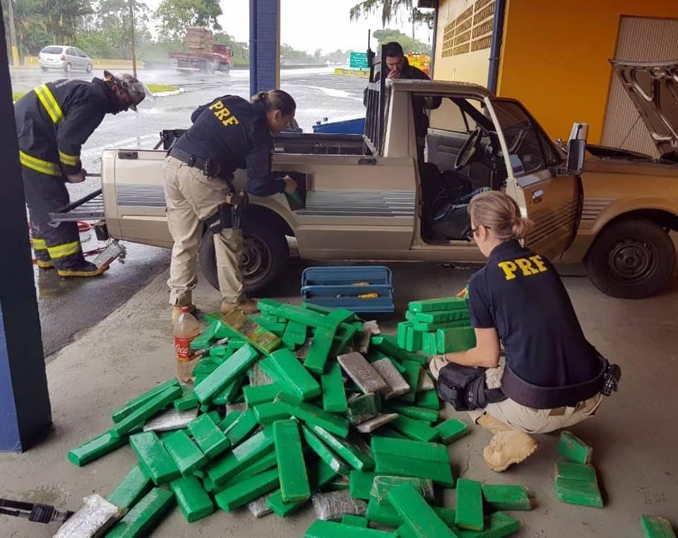 Rondonense de 37 anos é preso com 180 quilos de maconha pela PRF em Santa Catarina