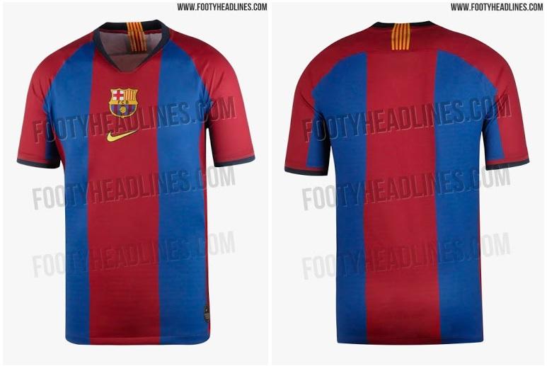 Suposta camisa especial do Barcelona para clássico com o Real Madrid vaza