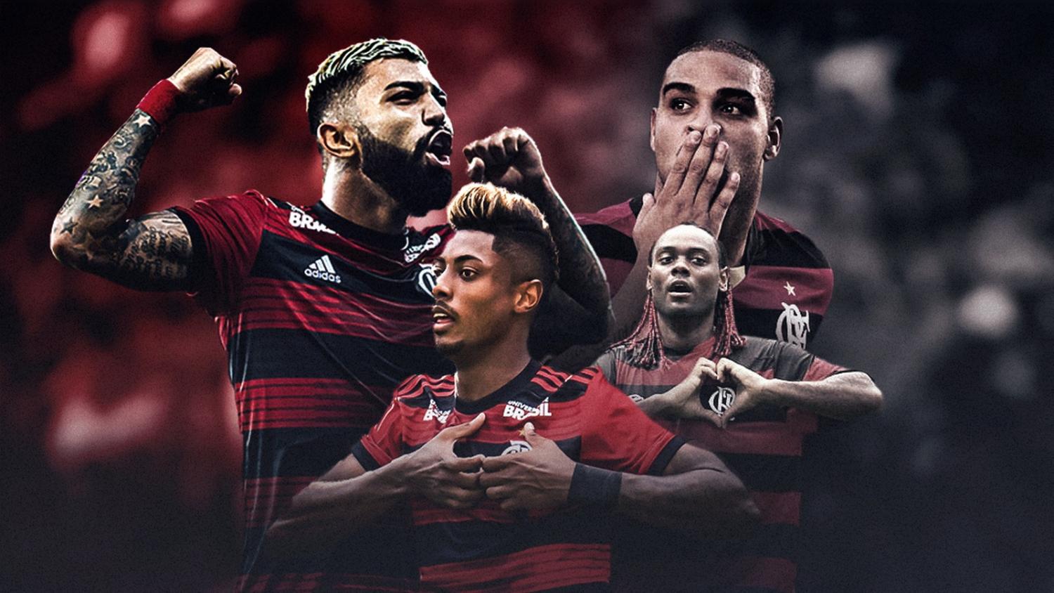 Gabigol e Bruno Henrique vivem início à la dupla Adriano e Love no Flamengo
