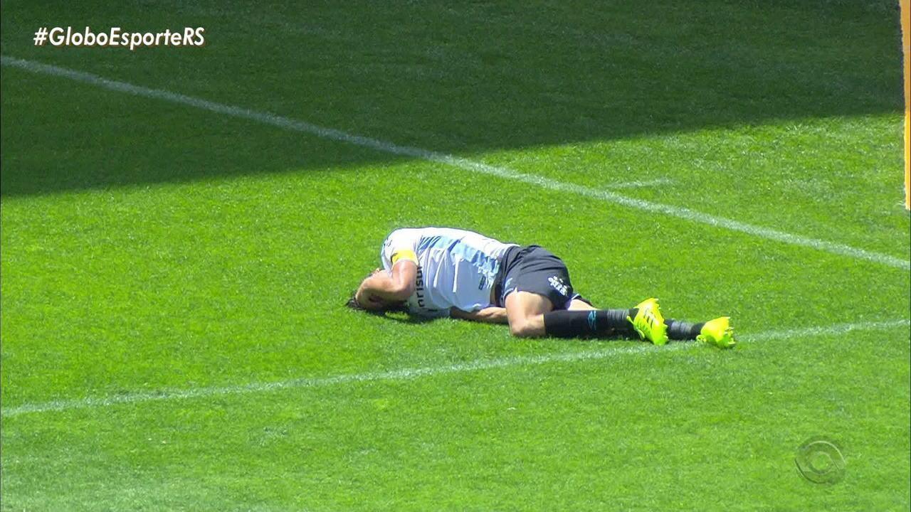 Grêmio confirma Geromel fora por até três semanas e avalia se Leonardo passará por cirurgia