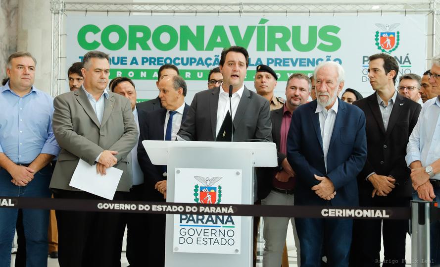 Governo do Paraná anuncia pacote de medidas contra o Corona Vírus