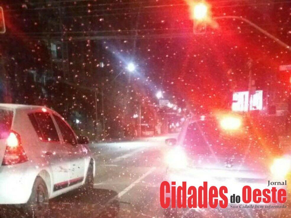 Neva em Palmas, cidade mais fria do Paraná