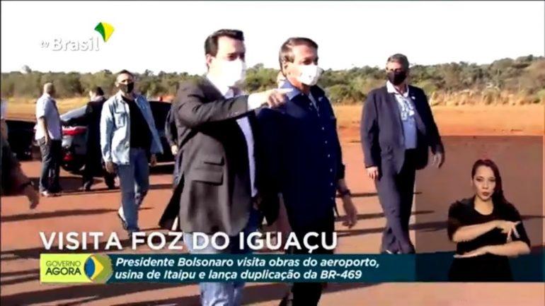 Bolsonaro volta à Foz do Iguaçu dia 7 para inauguração da ampliação da pista do Aeroporto Internacional