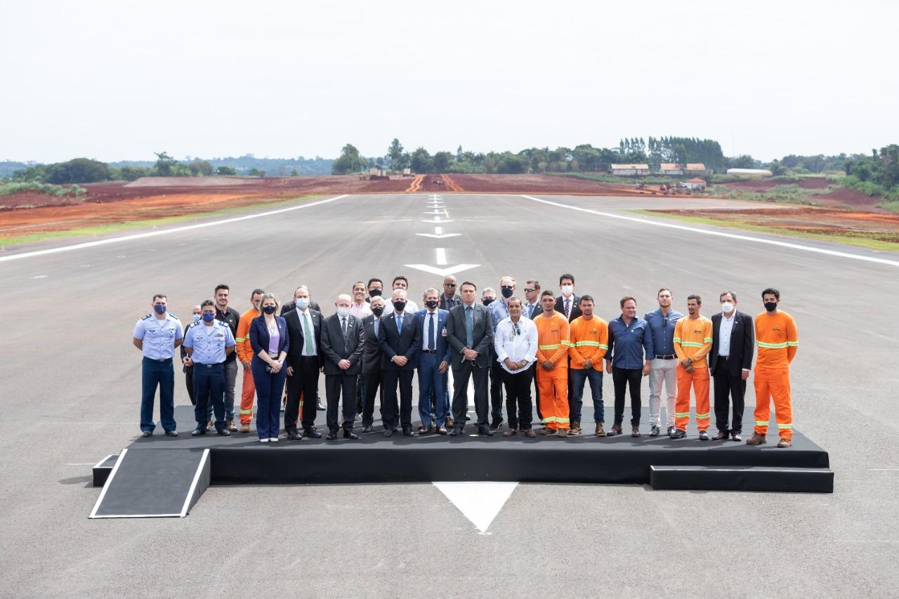 Com investimento da Itaipu, Aeroporto de Foz ganha maior pista de pouso do Sul do país