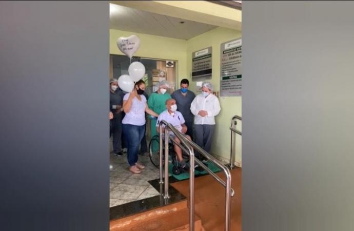 Vereador de São Miguel do Iguaçu, Queti se recupera da Covid-19 e recebe alta hospitalar