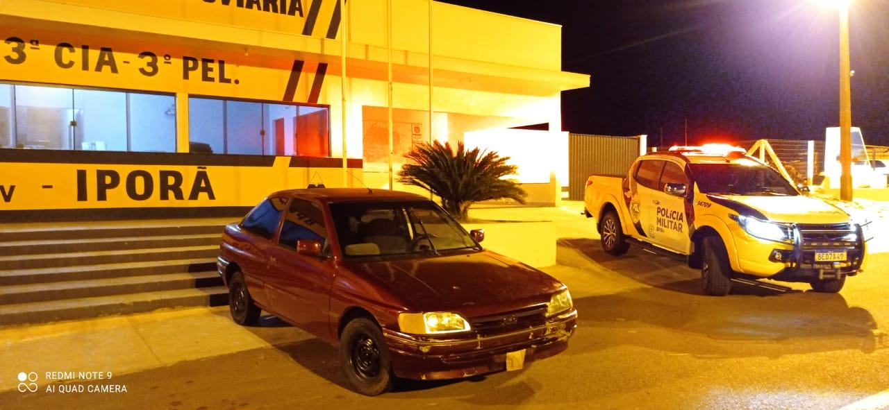 Veja! PRE apreende carro transportando maconha e dois homens são detidos