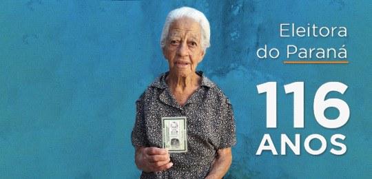 Eleitora de 116 anos tira o primeiro título em Londrina