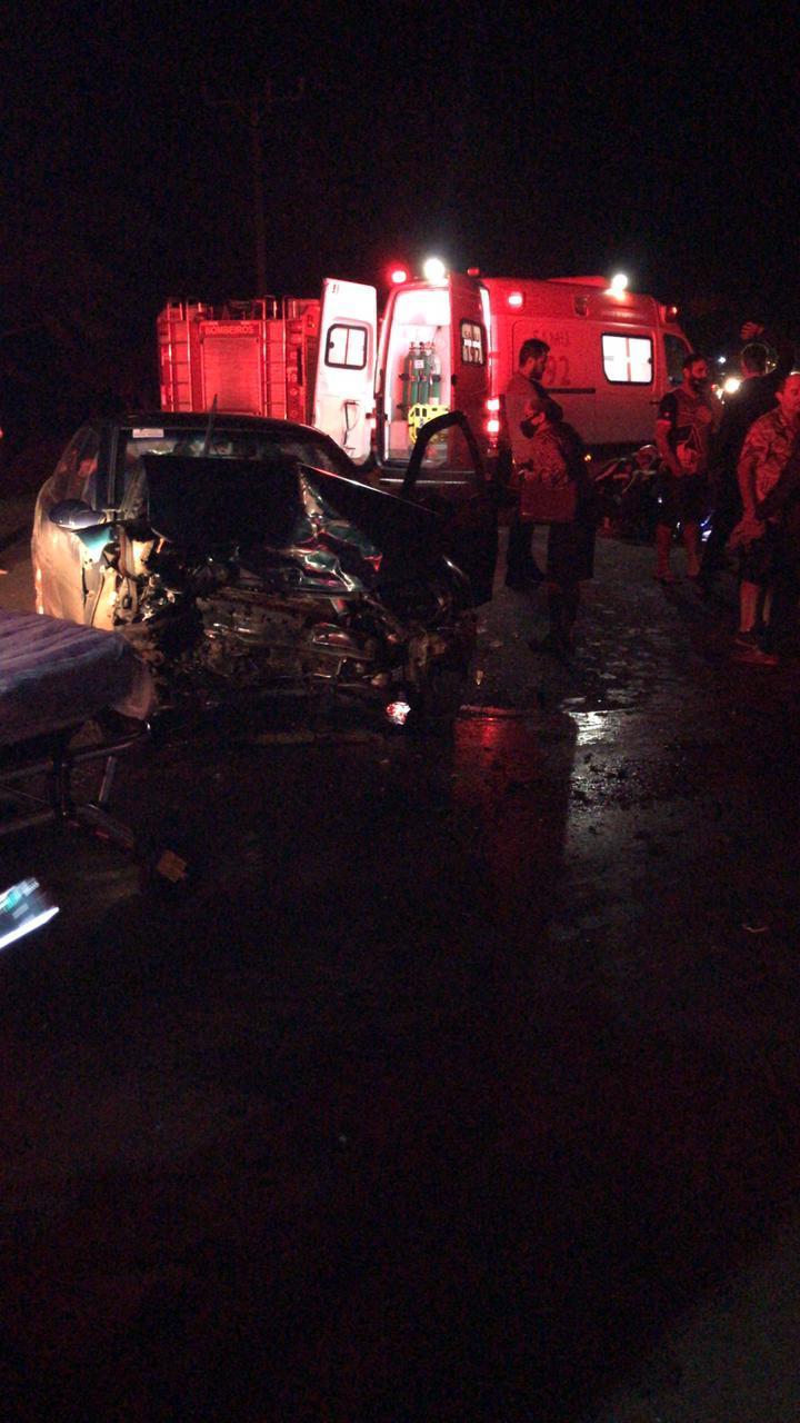 Grave acidente é registrado na PR 317 em Santa Helena