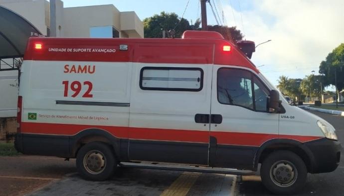 Trabalhador sofre queimaduras após acidente em obra no interior de Santa Helena