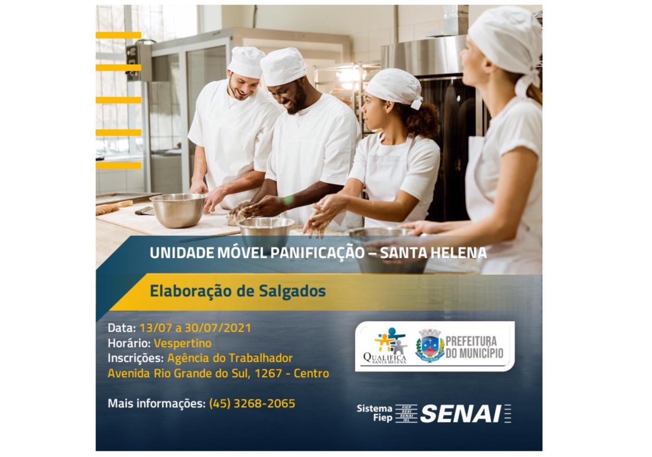 Qualifica Santa Helena tem cursos na área gastronômica