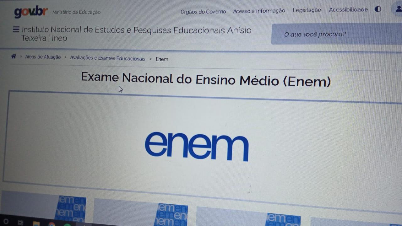 Primeiro dia do Enem terá prova de redação