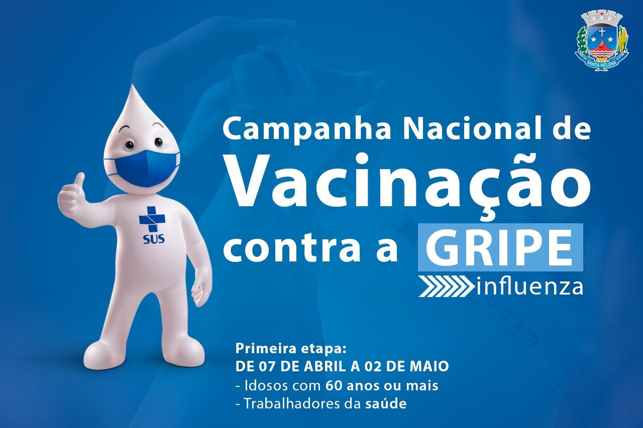 Inicia nesta semana em Santa Helena a campanha de vacinação contra influenza