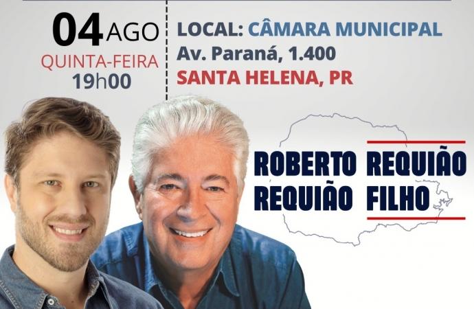 Requião cumpre agenda em Santa Helena nesta quinta (4)