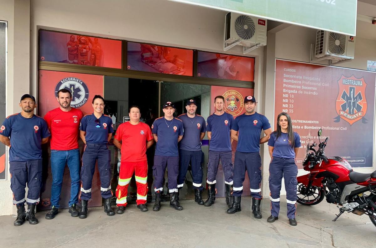 Equipe do SAMU de Itaipulândia participa de treinamento “APH PRÁTICO”