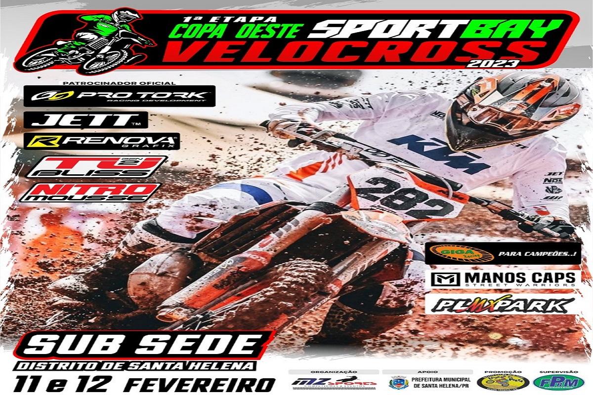 Santa Helena será palco 1ª Etapa Costa Oeste Sportbay de Velocross 2023