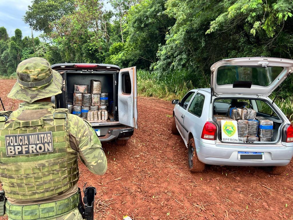 BPFRON apreende drogas em Santa Helena