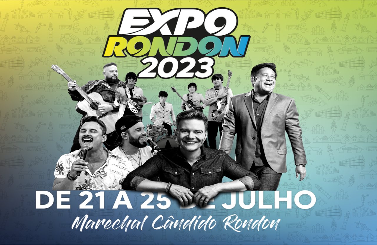 Definidos os shows para a Expo Rondon 2023
