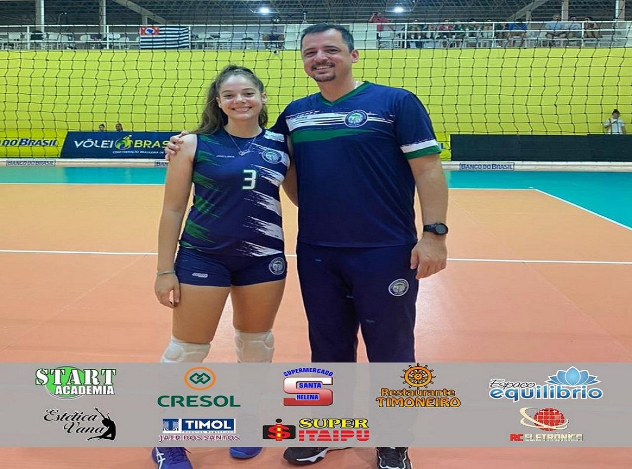 Santa-helenenses conquistam o 6º lugar no Brasileiro – Divisão Especial com a Seleção Paranaense de Vôlei Sub-16 Feminino