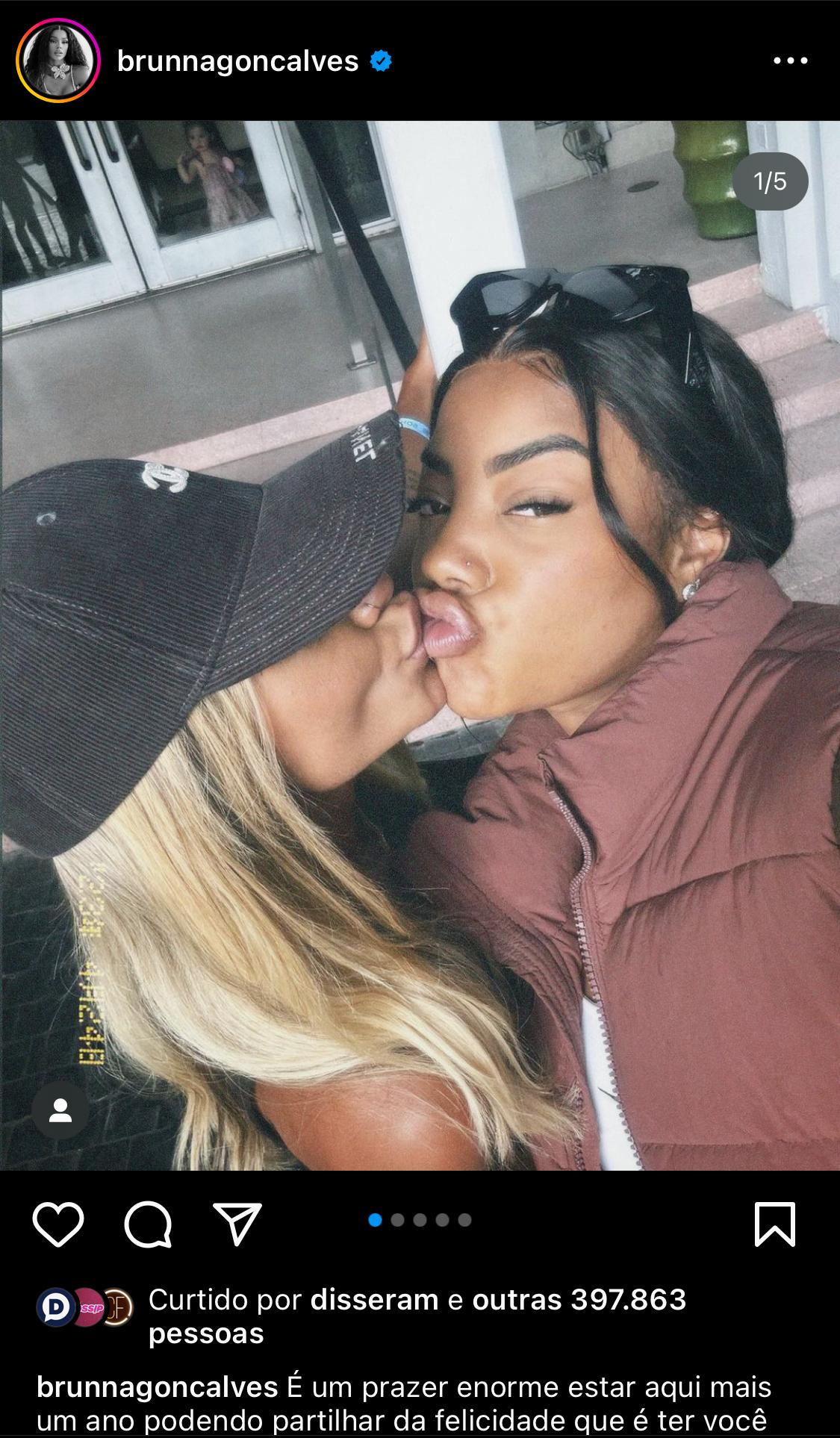 Brunna Gonçalves celebra aniversário de Ludmilla: “minha inspiração”