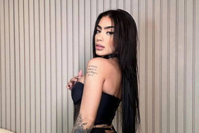 Grávida, MC Mirella surge com lingerie sexy e Dynho reage: “Que mulher”