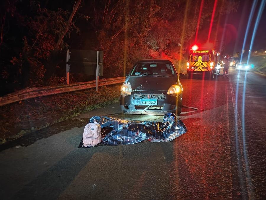 Mulher morre em acidente na rodovia PR-317 saída de Toledo á Ouro Verde do Oeste