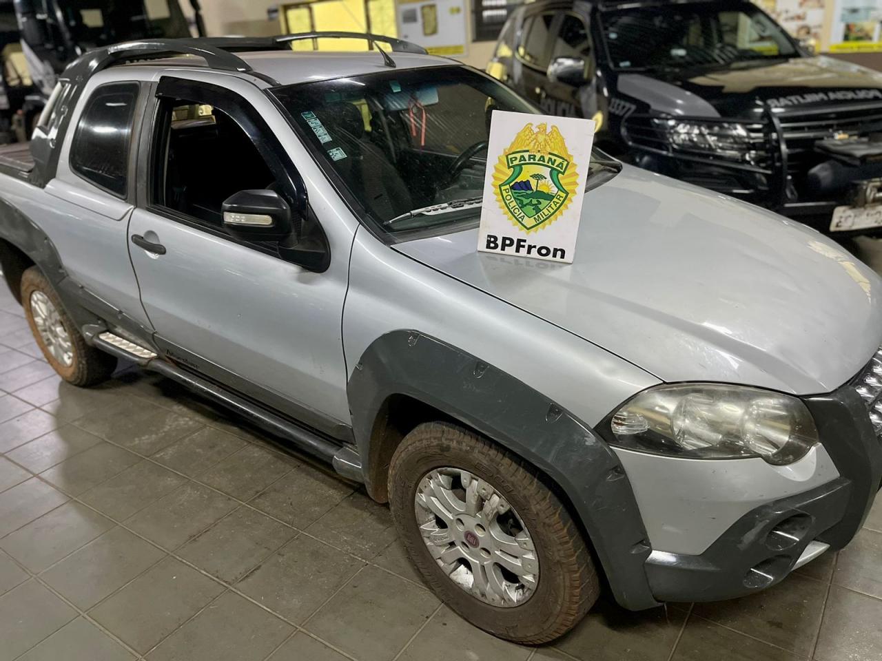 BPFRON recupera veículo roubado na cidade de Guaira/PR