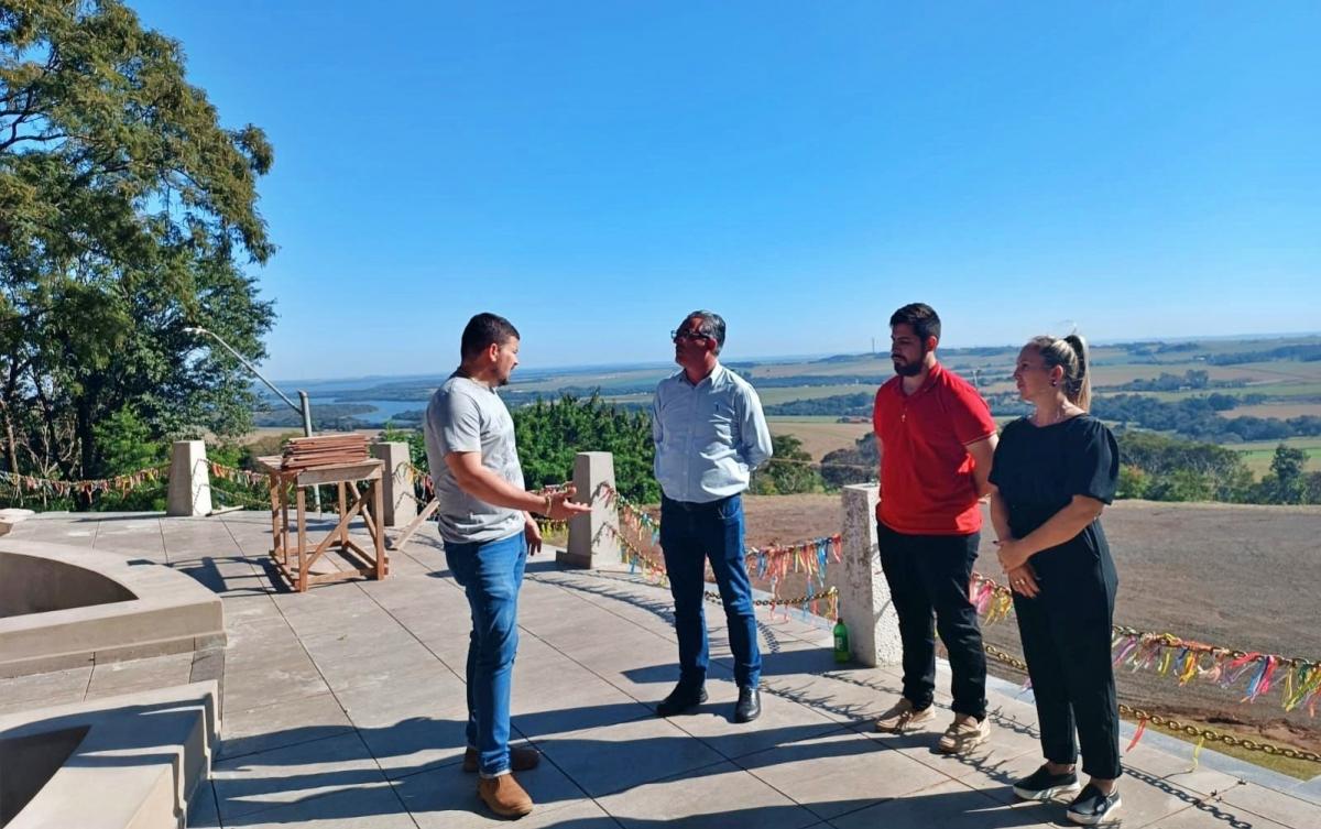 Itaipulândia recebe visita do Assessor da Governadoria e Coordenador-geral do Grupo de Trabalho de Turismo Religioso