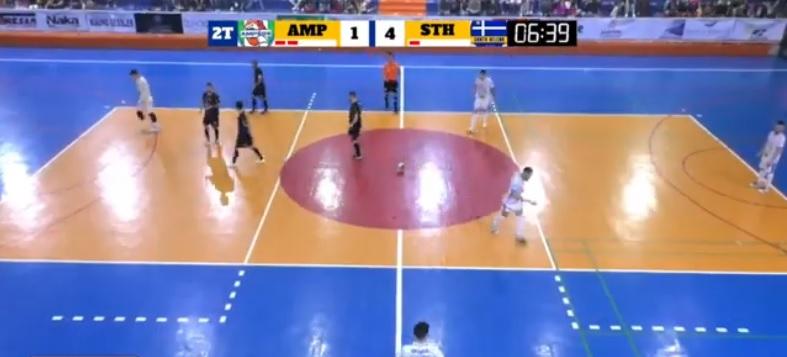 Santa Helena goleia e se isola na liderança do grupo B da Copa União de Futsal