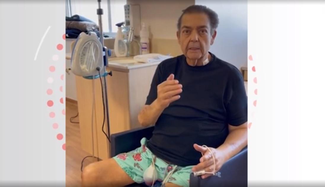 Faustão se emociona ao agradecer família de doador do coração: 'Me deu a chance de viver de novo'