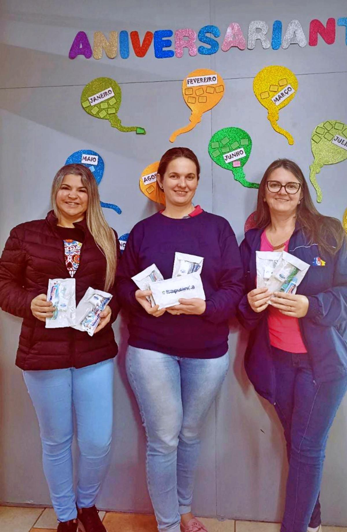 Município de Itaipulândia distribui 630 Kits de higiene bucal em escolas para garantir saúde dental infantil