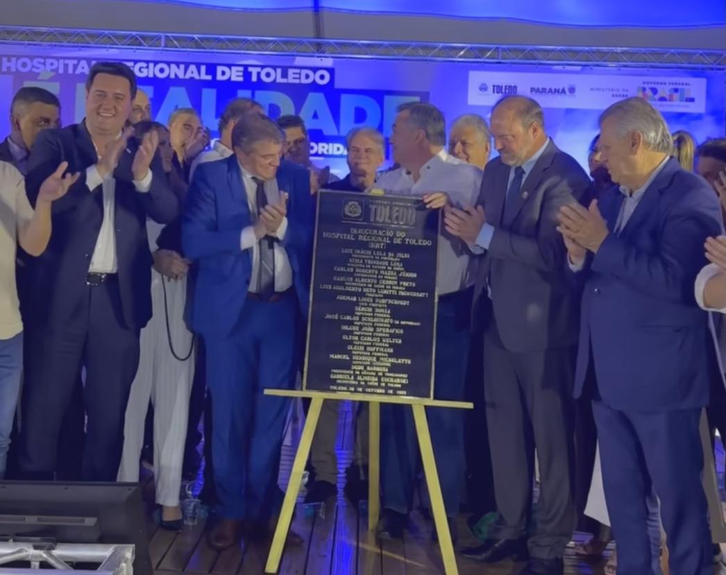 Governador inaugura Hospital Regional de Toledo, nova referência para a região Oeste