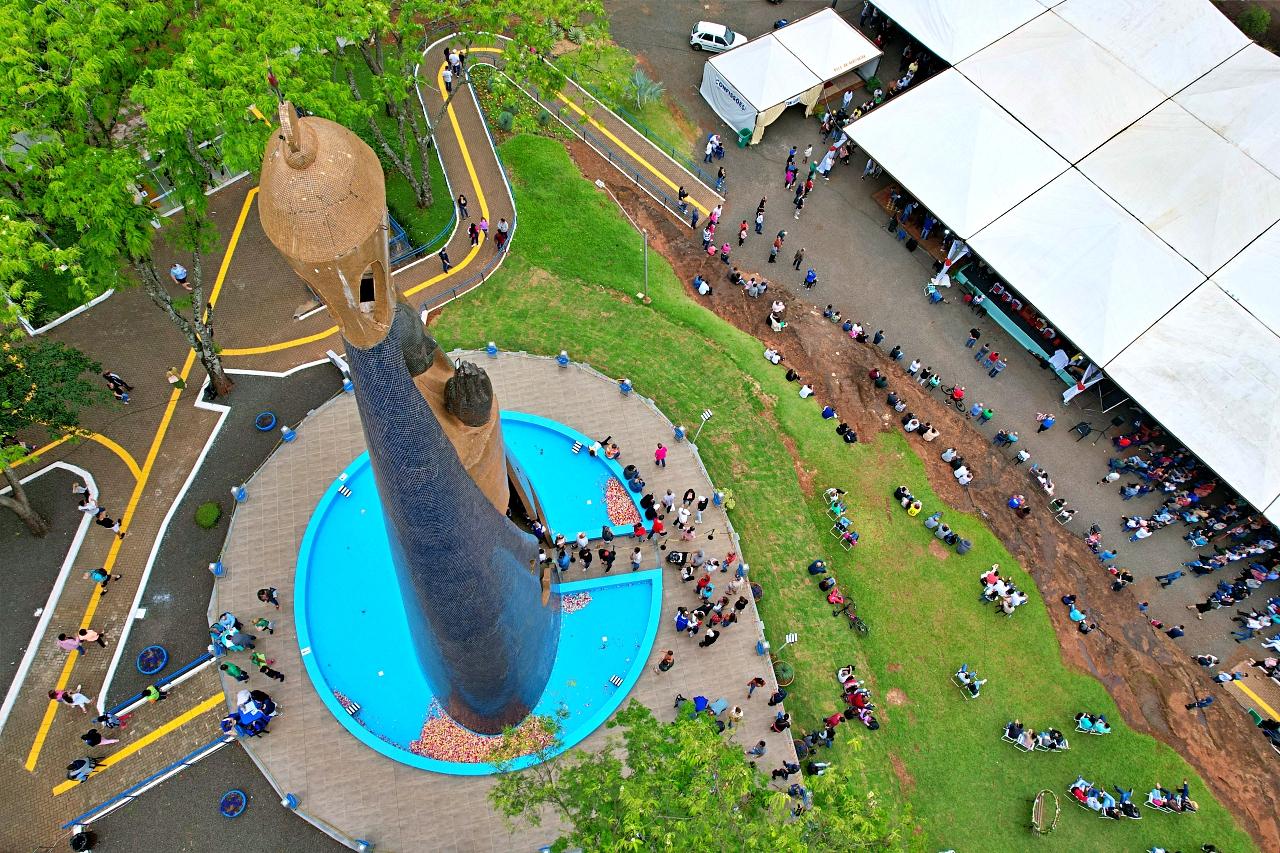 Mais de 120 mil pessoas visitaram o Monumento Nossa Senhora Aparecida em Itaipulândia