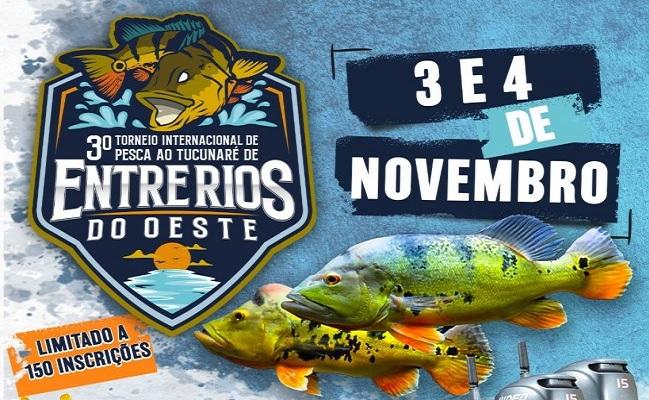 Torneio Internacional de Pesca ao Tucunaré de Entre Rios do Oeste está com inscrições abertas