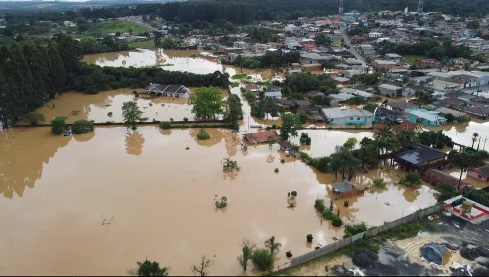 25 cidades do Paraná estão em situação de emergência por causa de temporais
