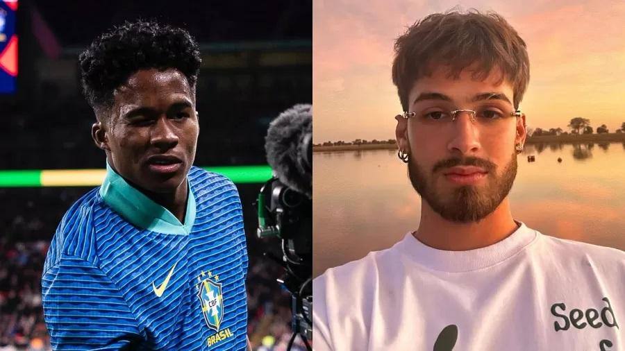 João Guilherme elogia Endrick nas redes sociais e recebe ataque homofóbico