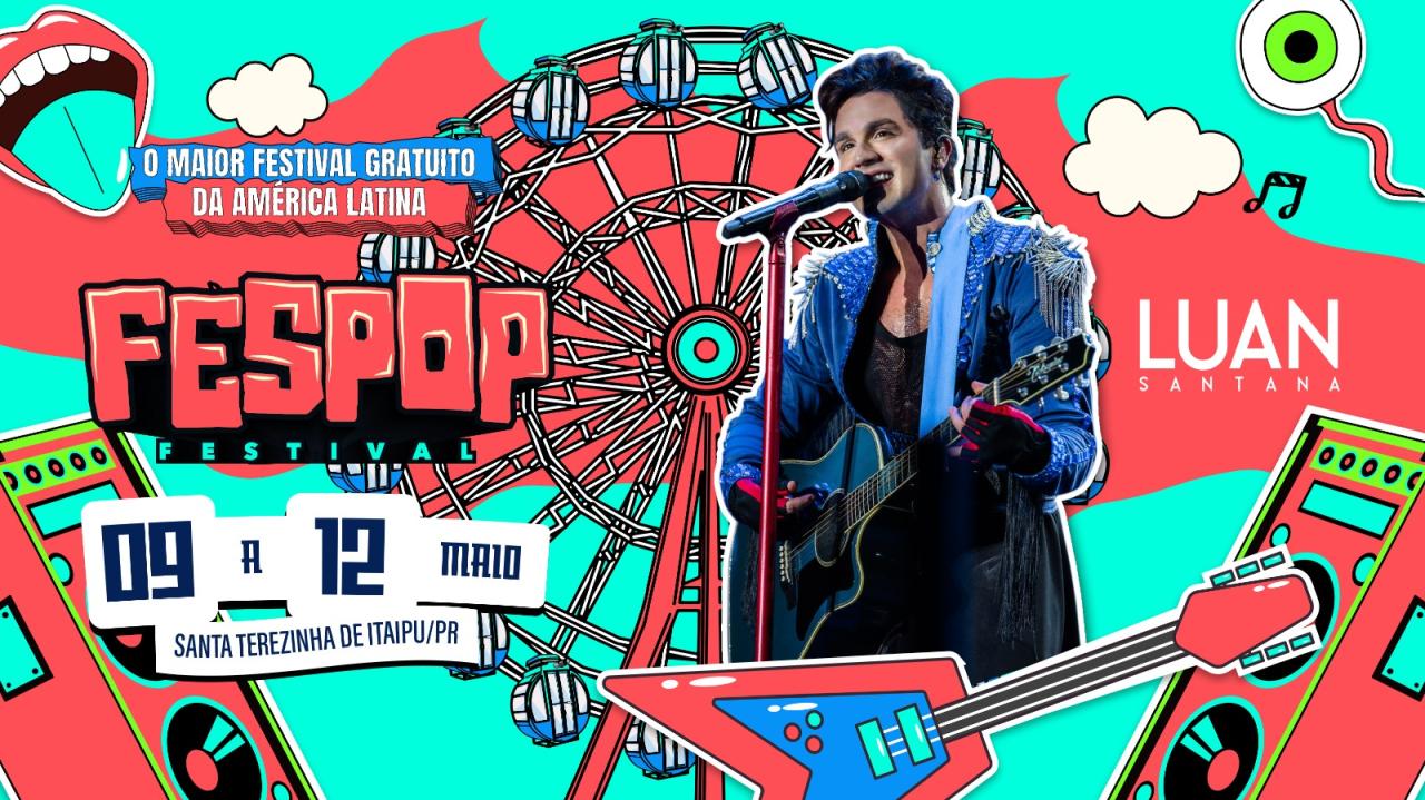 Luan Santana, primeira atração confirmada na Fespop Festival 2024