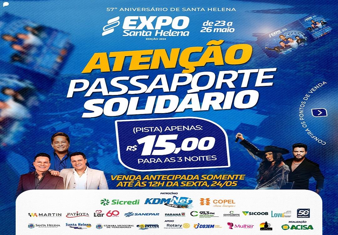 SH 57 anos! Passaporte por apenas 15 reais válido para todos os shows nacionais disponíveis até sexta ao meio-dia