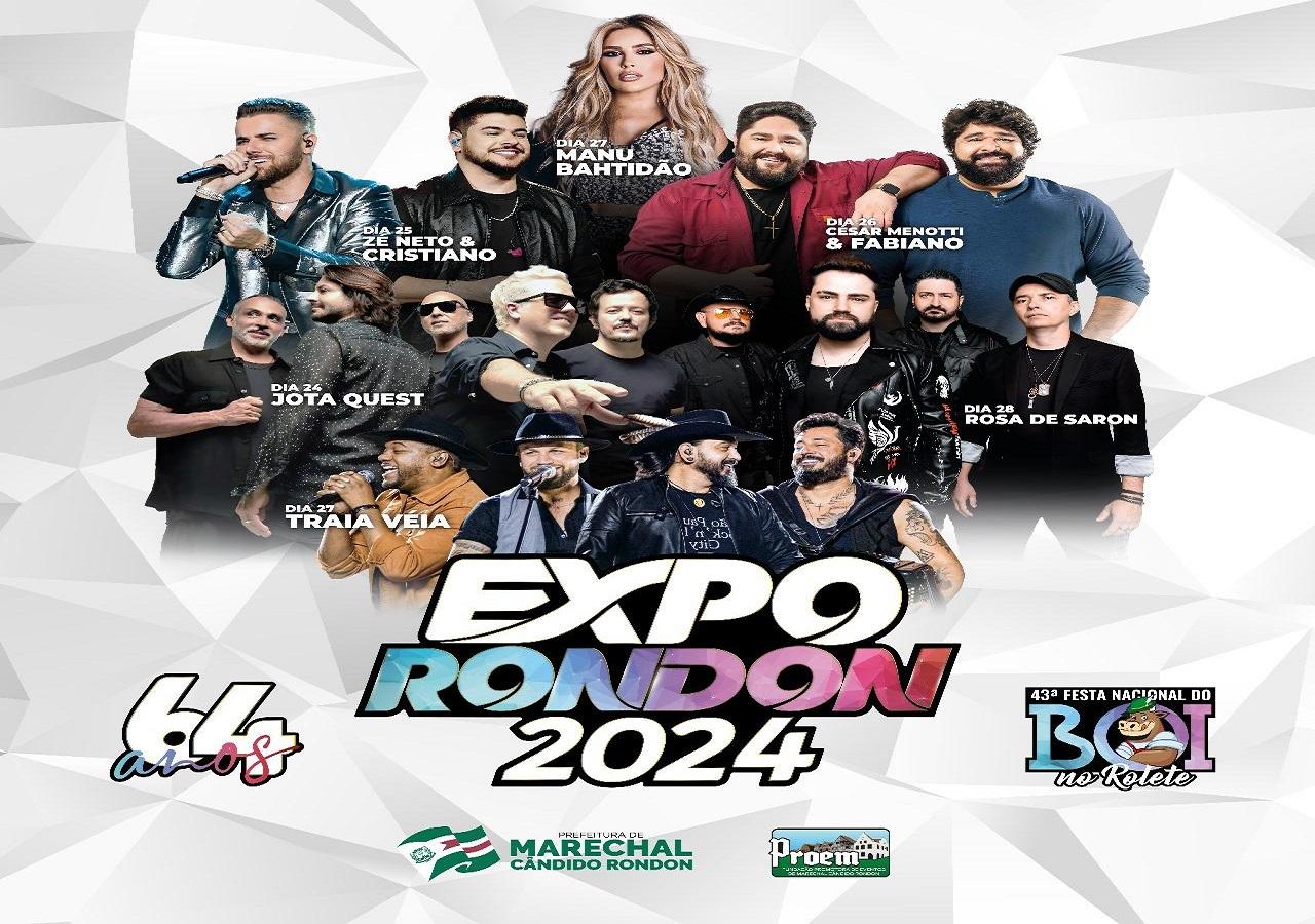 CCO da Expo Rondon 2024 disponibiliza ingressos promocionais para os shows