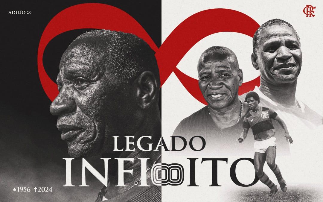 Adílio, ídolo e campeão do mundo pelo Flamengo, morre aos 68 anos